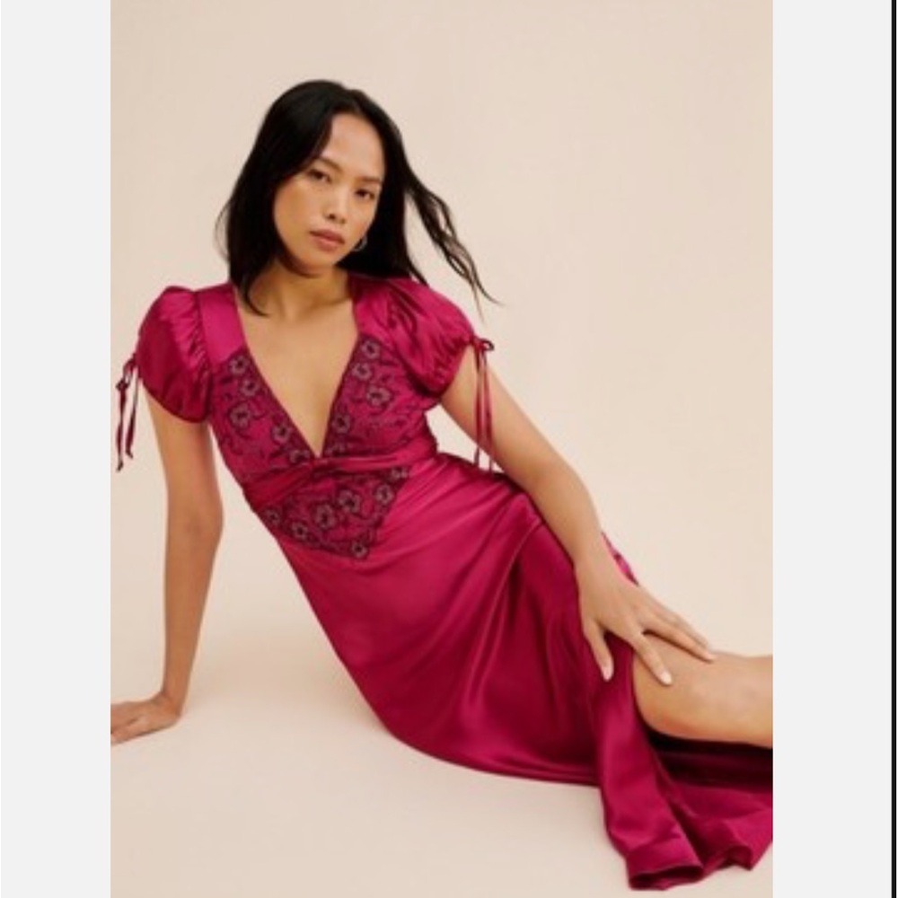 Free People Cooper Maxi Razzy Zazzy NWT